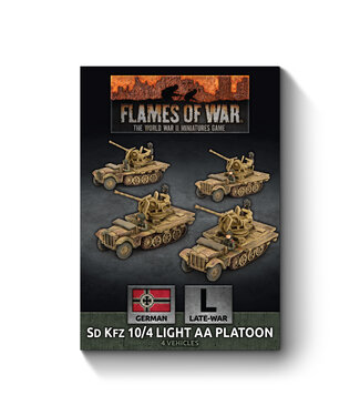 Flames of War SdKfz 10/4 Light AA Platoon