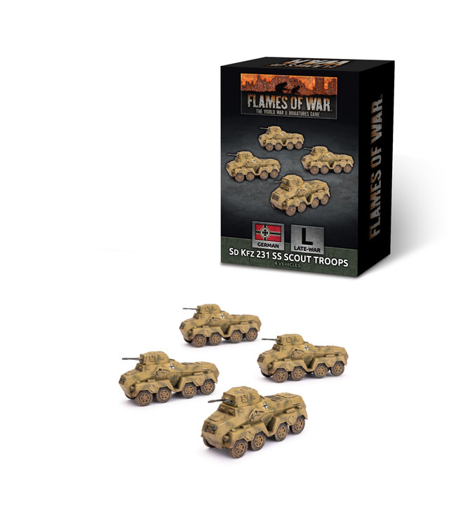 Sd Kfz 231 SS Scout Troops