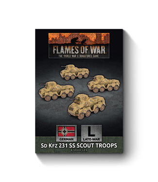 Flames of War Sd Kfz 231 SS Scout Troops