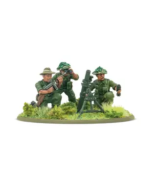 Bolt Action Gurkha Medium Mortar Team