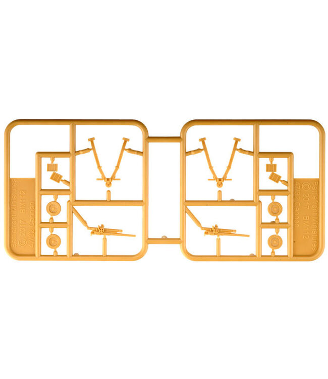 Plastic 47/32 47mm Anti-tank Gun Sprue (contains 2 guns)