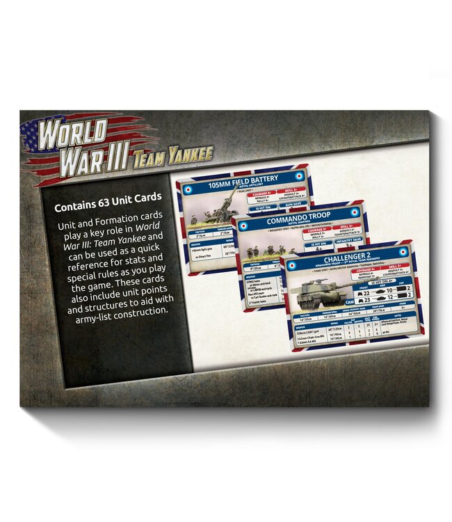 PRE-ORDER: British Unit Card Pack