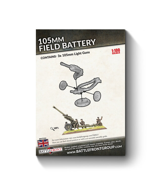 PRE-ORDER: 105mm Field Battery - British