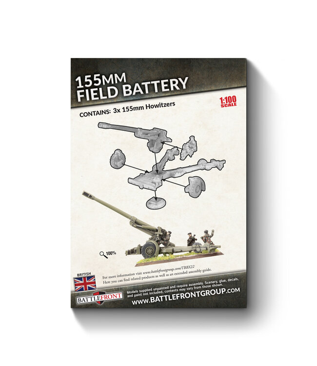PRE-ORDER: 155mm Field Battery - British