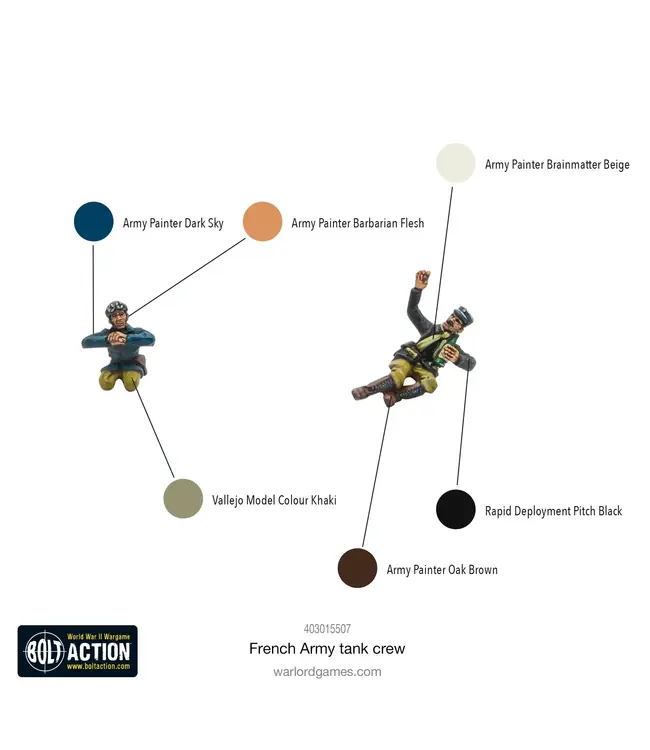 French Army tank crew