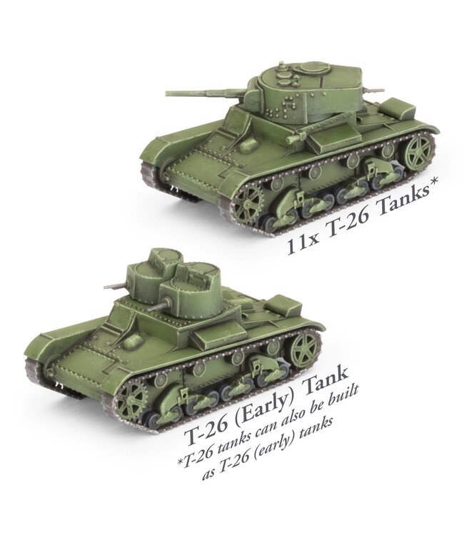 PRE-ORDER: Soviet T-26 Tank Battalion Starter Force
