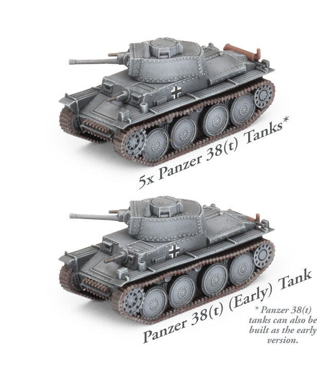 PRE-ORDER: German 38(t) Tank Company Starter Force