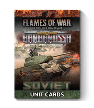 Flames of War PRE-ORDER: Barbarossa Soviet Unit Cards - Limited Edition