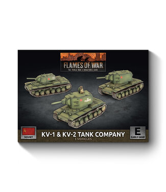 Flames of War PRE-ORDER: KV-1 & KV-2 Heavy Tank Platoon