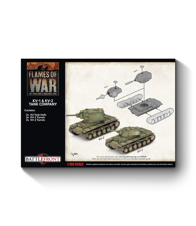 PRE-ORDER: KV-1 & KV-2 Heavy Tank Platoon