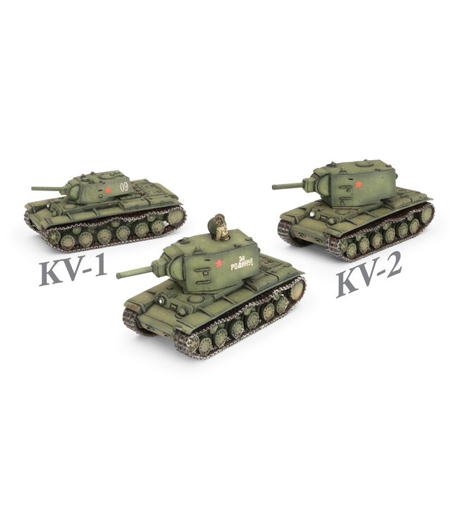 PRE-ORDER: KV-1 & KV-2 Heavy Tank Platoon