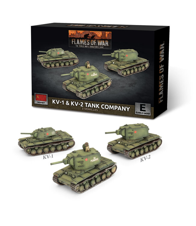 PRE-ORDER: KV-1 & KV-2 Heavy Tank Platoon