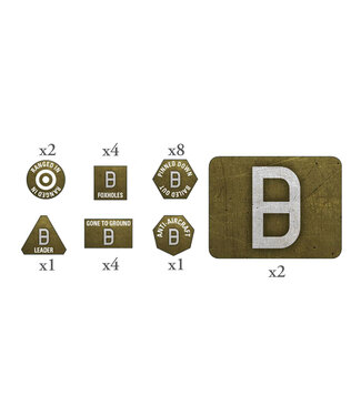 Flames of War 21st Panzer Tokens & Objectives
