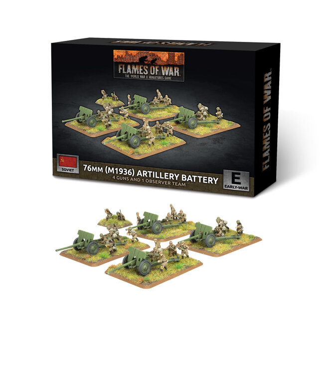PRE-ORDER: 76mm (M1936) Artillery Battery
