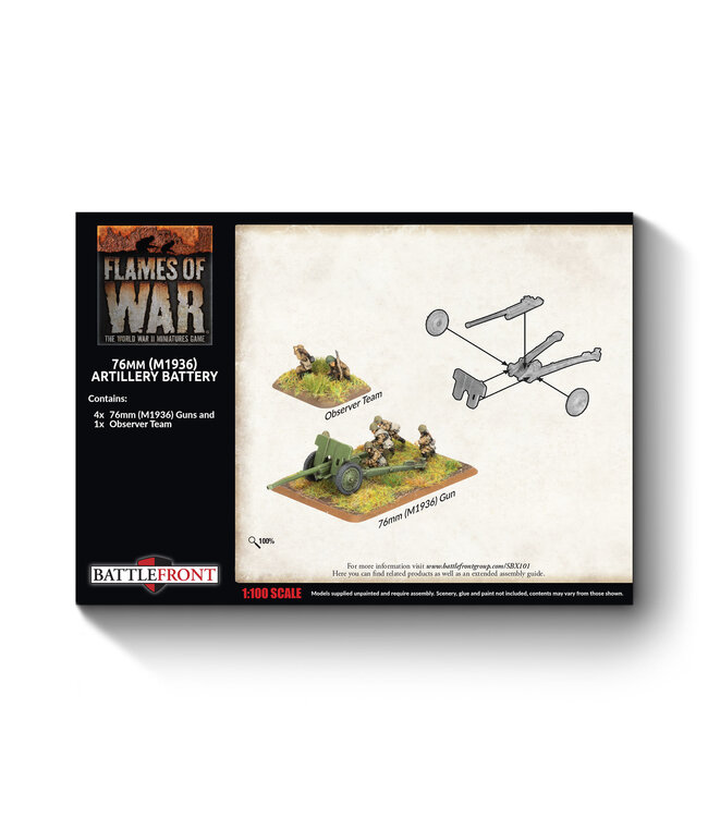 PRE-ORDER: 76mm (M1936) Artillery Battery