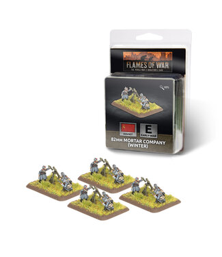Flames of War PRE-ORDER: Soviet 82mm Mortar Company (Winter)