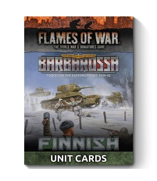 Flames of War PRE-ORDER: Barbarossa Finnish Unit Cards - Limited Edition