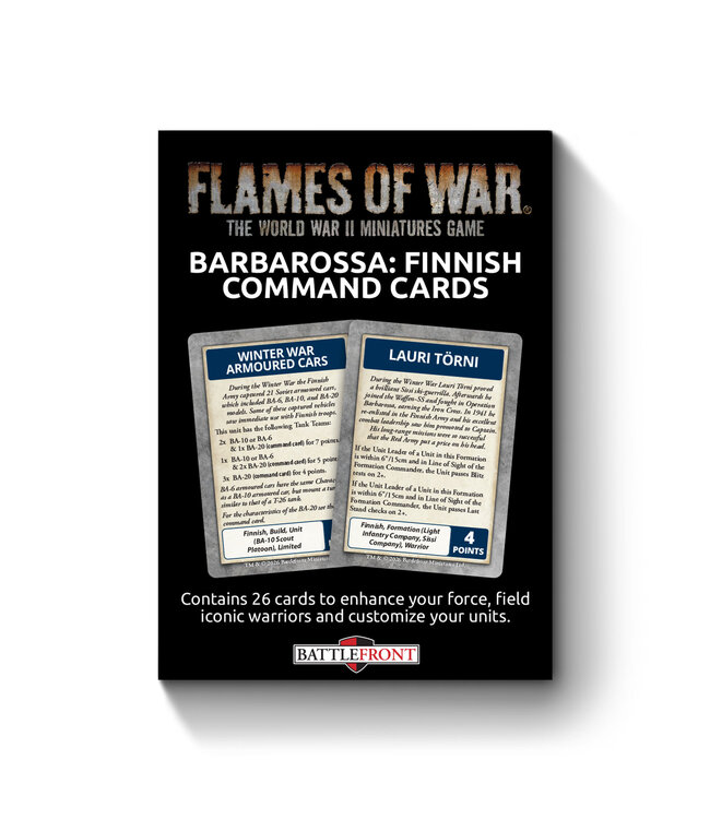 PRE-ORDER: Barbarossa Finnish Command Cards - Limited Edition
