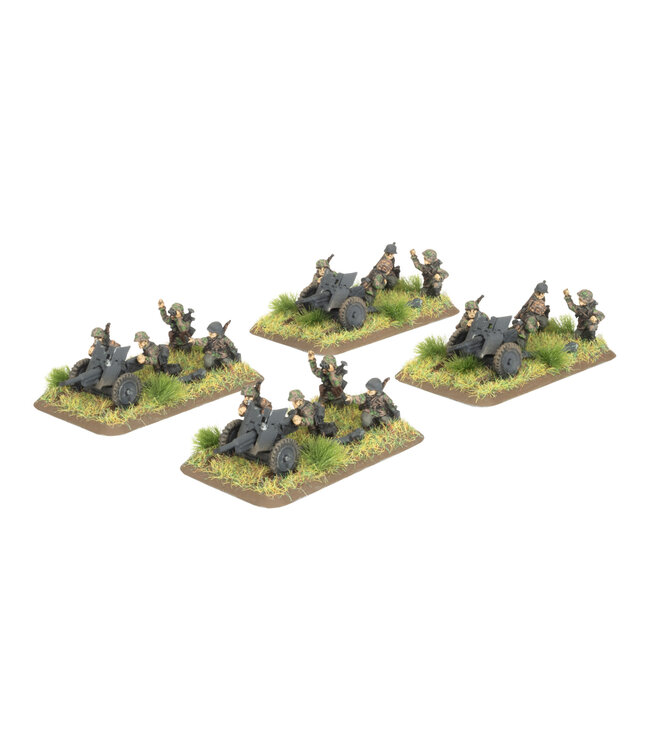 PRE-ORDER: 3.7cm PaK36 gun (SS), 4 models, Anti-tank Gun Platoon