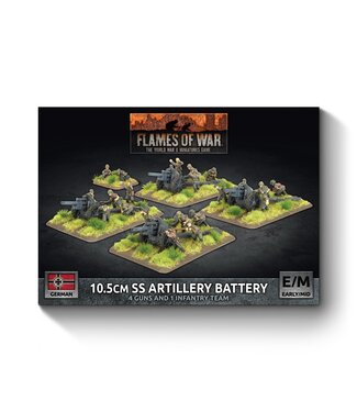 Flames of War PRE-ORDER: 10.5cm SS Artillery Battery