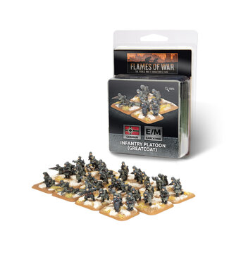 Flames of War PRE- ORDER: German Infanterie Platoon (Greatcoat)