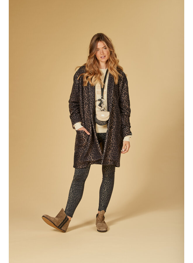 Jas coat leopard camo desert taupe
