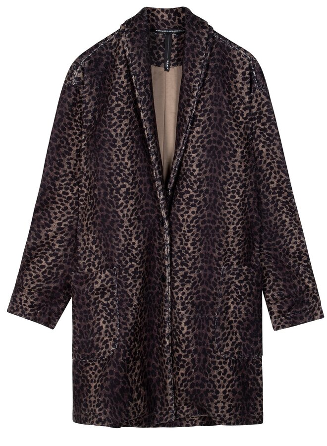Jas coat leopard camo desert taupe