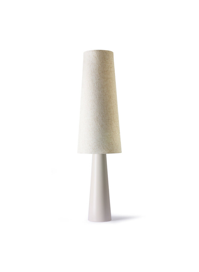 Vloerlamp retro cone floorlamp XL cream/cream