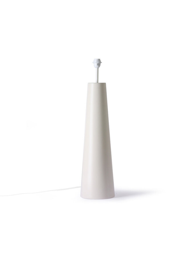 Vloerlamp retro cone floorlamp XL cream/cream