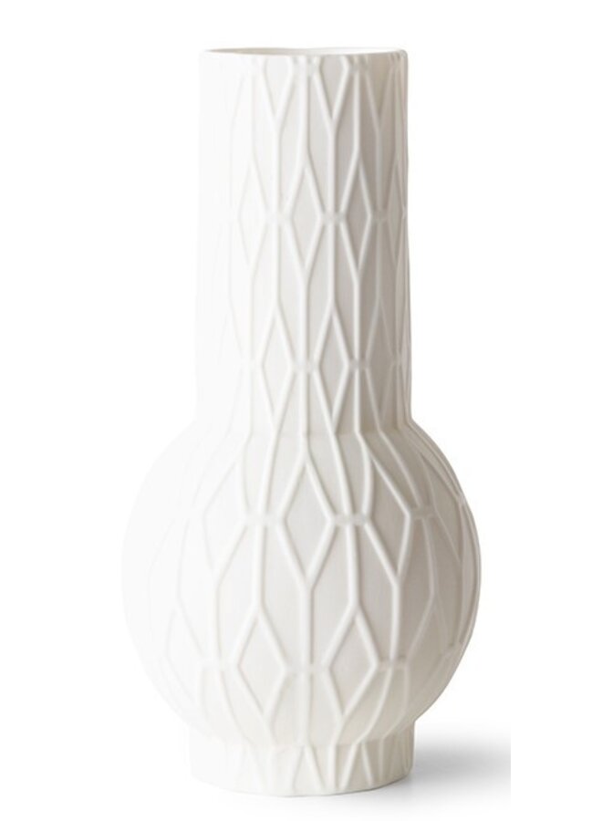 Vaas Matt white porcelain set of 4