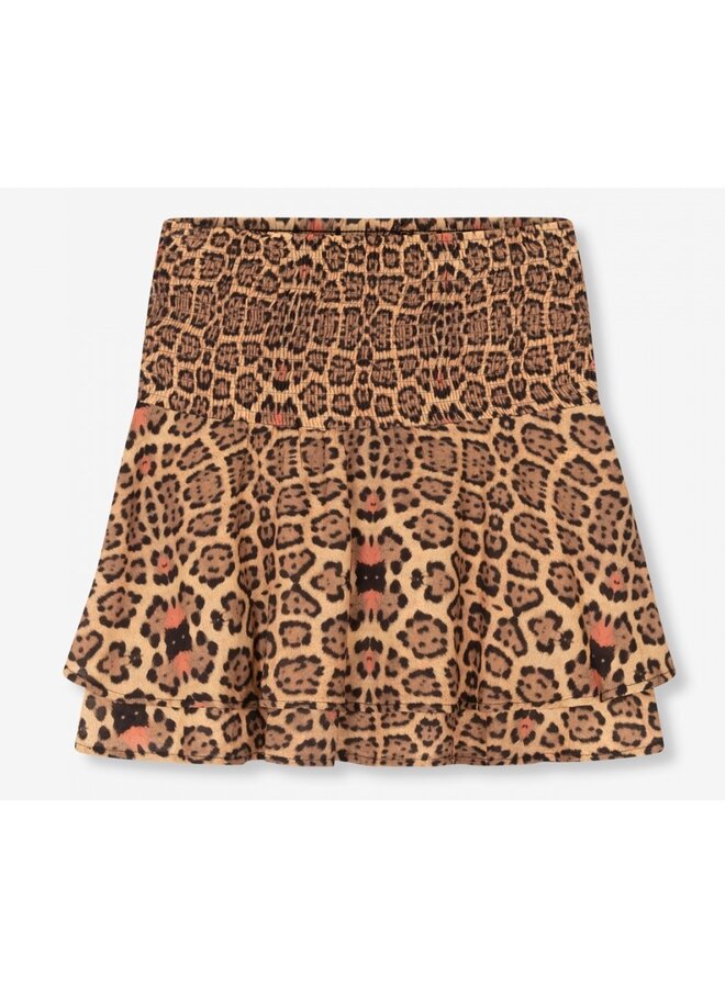 Rok ladies woven jaguar short skirt animal