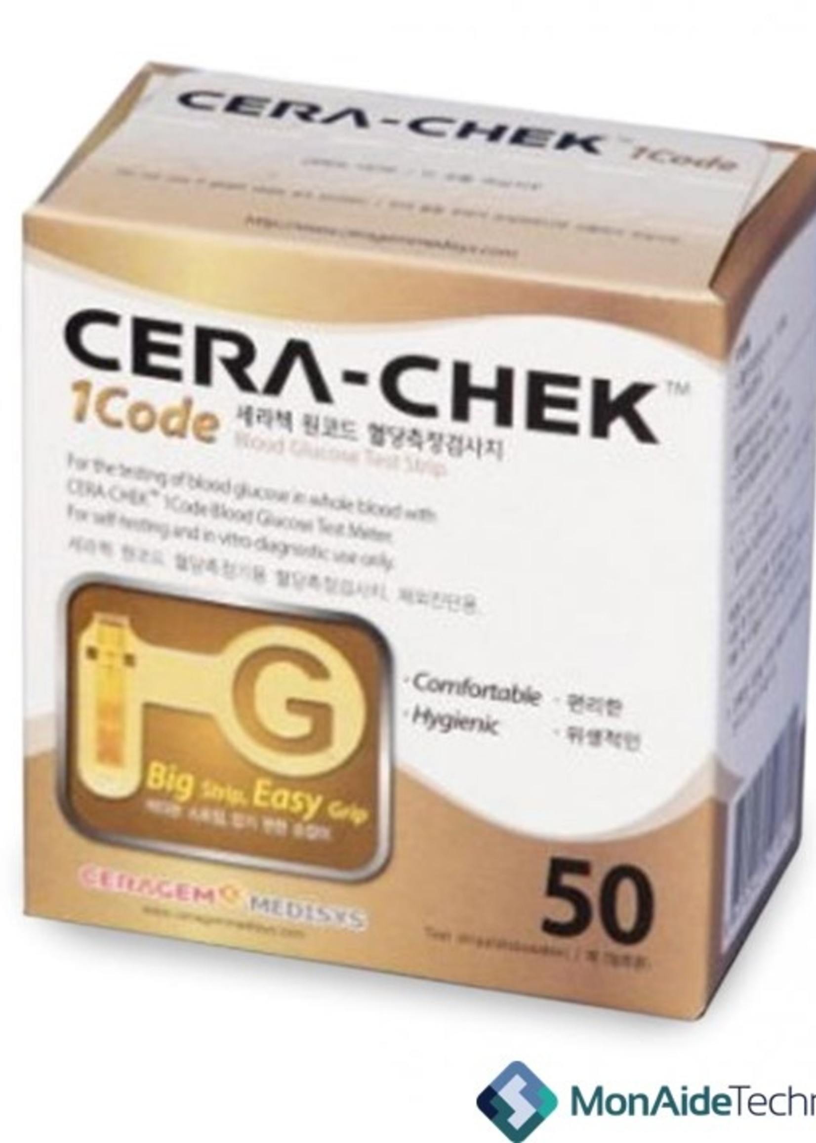 Bandelettes de test de glycémie Bg - Cera Check