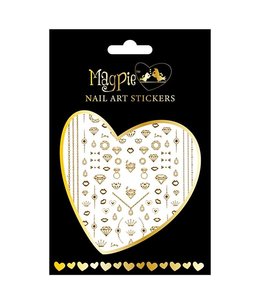 Magpie 017 gold sticker