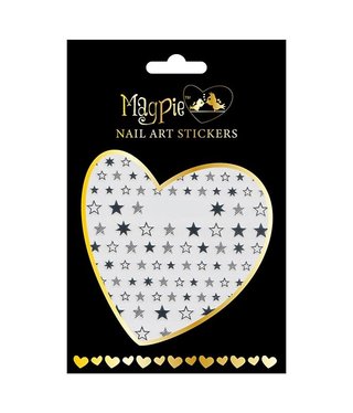 Magpie 019 Silver Star Stickers