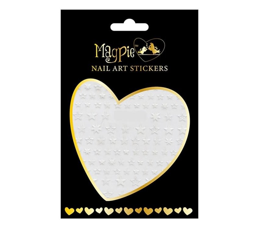 Magpie 019 White Star Stickers
