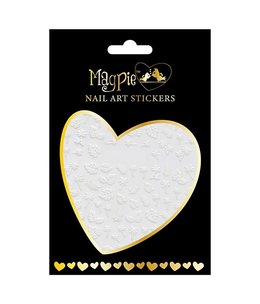Magpie 020 White Leaf Stickers