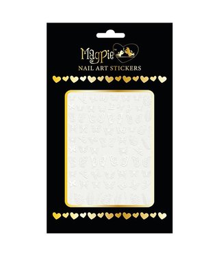 Magpie 050 White Butterfly stickers
