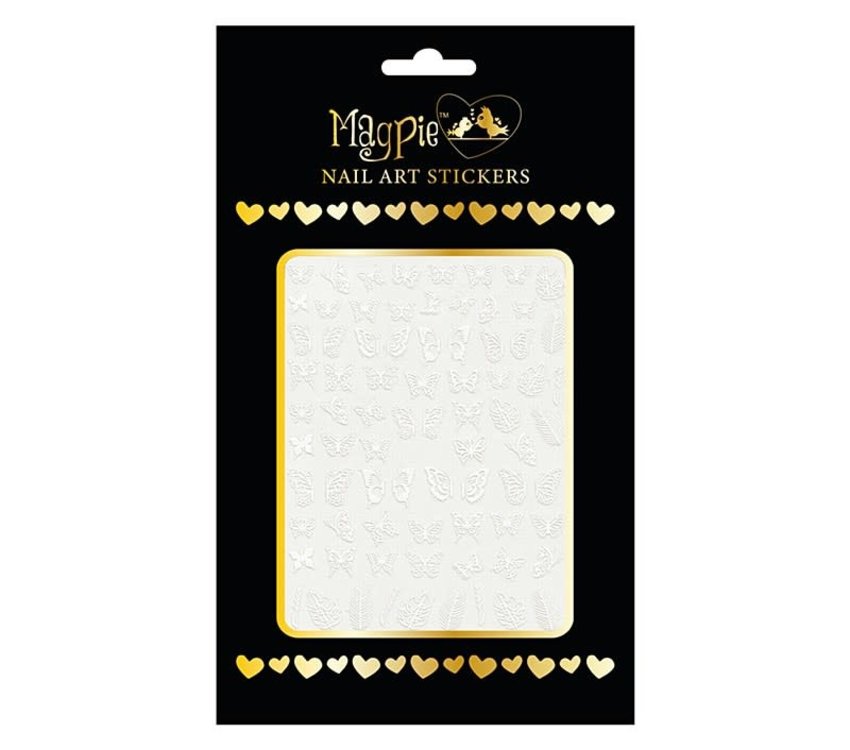 Magpie 050 White Butterfly stickers