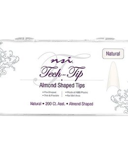 NSI Almond Natural Tip Size (1-10) 200ct