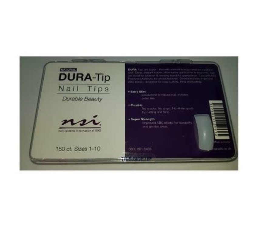 NSI Dura Tip Natural Size 1-10 150ct