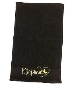 Magpie Black Towel