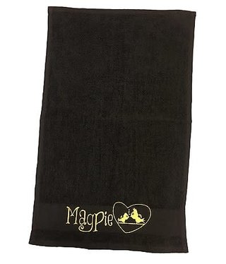 Magpie Black Towel