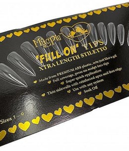 Magpie Full On Tips Extra Length Stiletto 504pcs