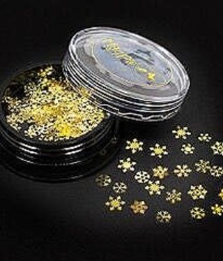 Magpie Snowflakes Gold Slices No8