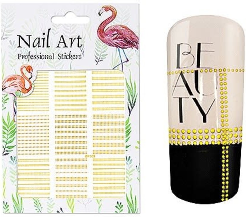 STICKER 3D GOLD STRIPES