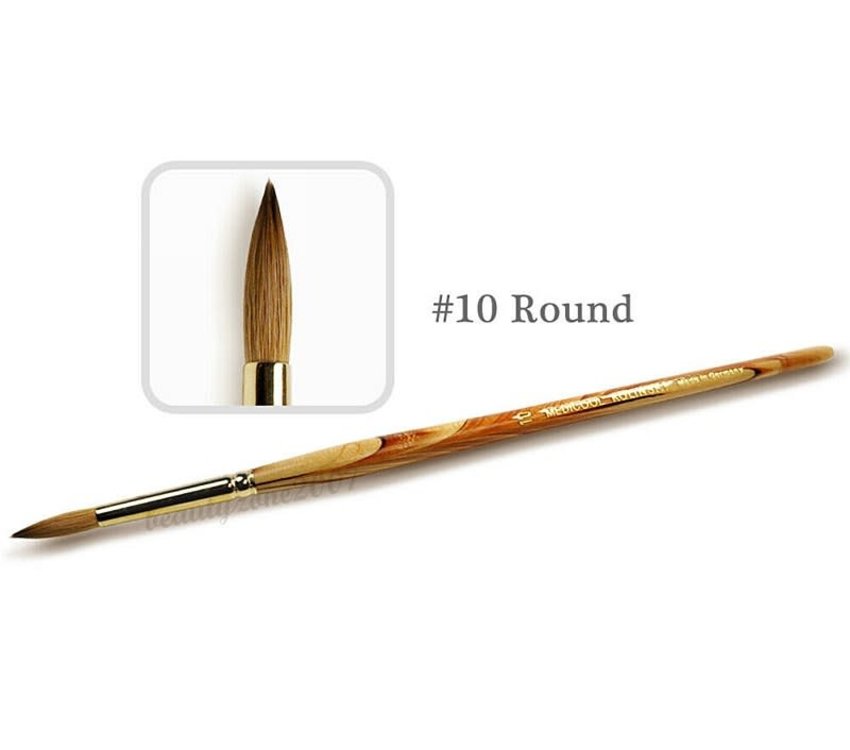 Medicool Round Kolinsky #10 Acrylic brush