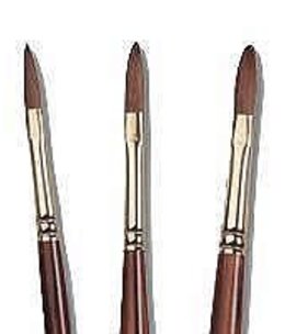 Medicool Oval Kolinsky #12  Acrylic Brush