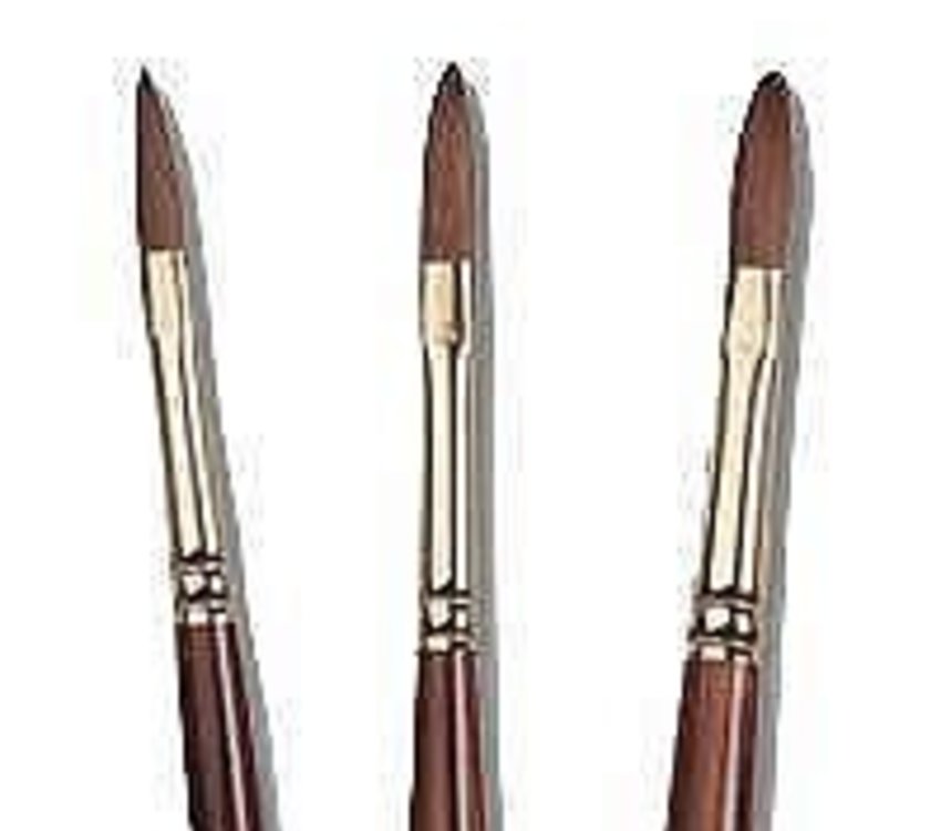 Medicool Oval Kolinsky #12  Acrylic Brush