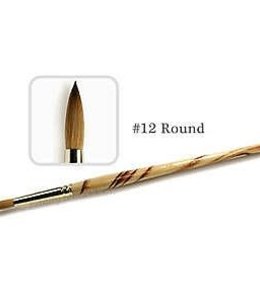 Medicool Round Kolinksy #12 Acrylic Brush