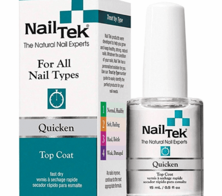 Nail Tek Quicken 15ml Fast Dry Top Coat